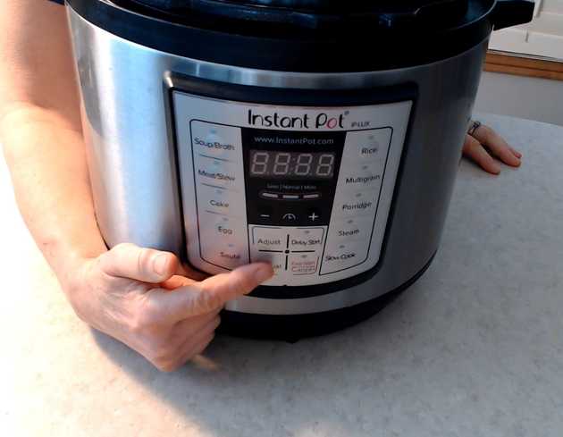 Pressure Cooker Manual Adjustment